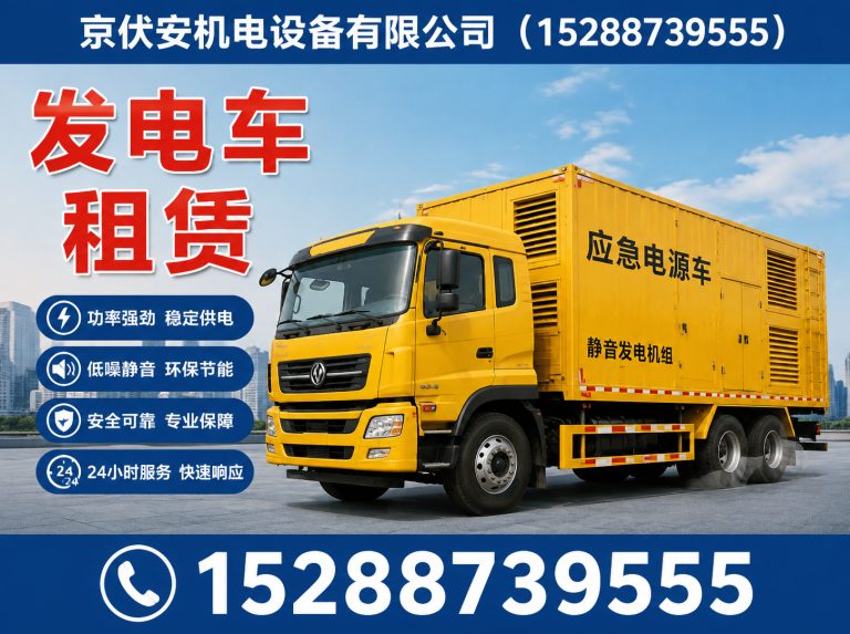武威发电机租赁展示图